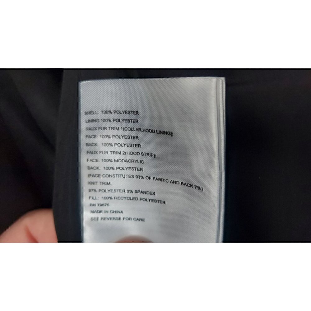 Michael Kors Black Parka with Detachable Faux Fur Lined Hood/NWT, XS - Picture 11 of 11